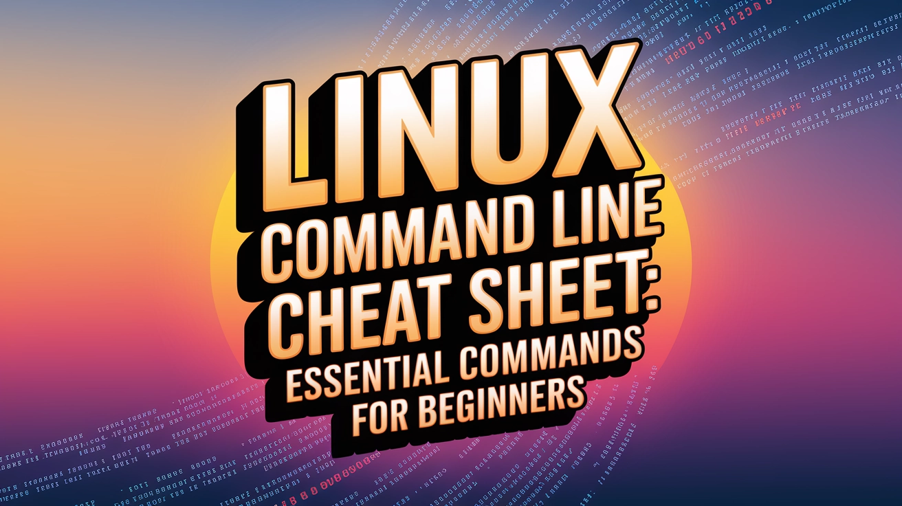 Linux Command Line Cheat Sheet: Essential Commands for Beginners
