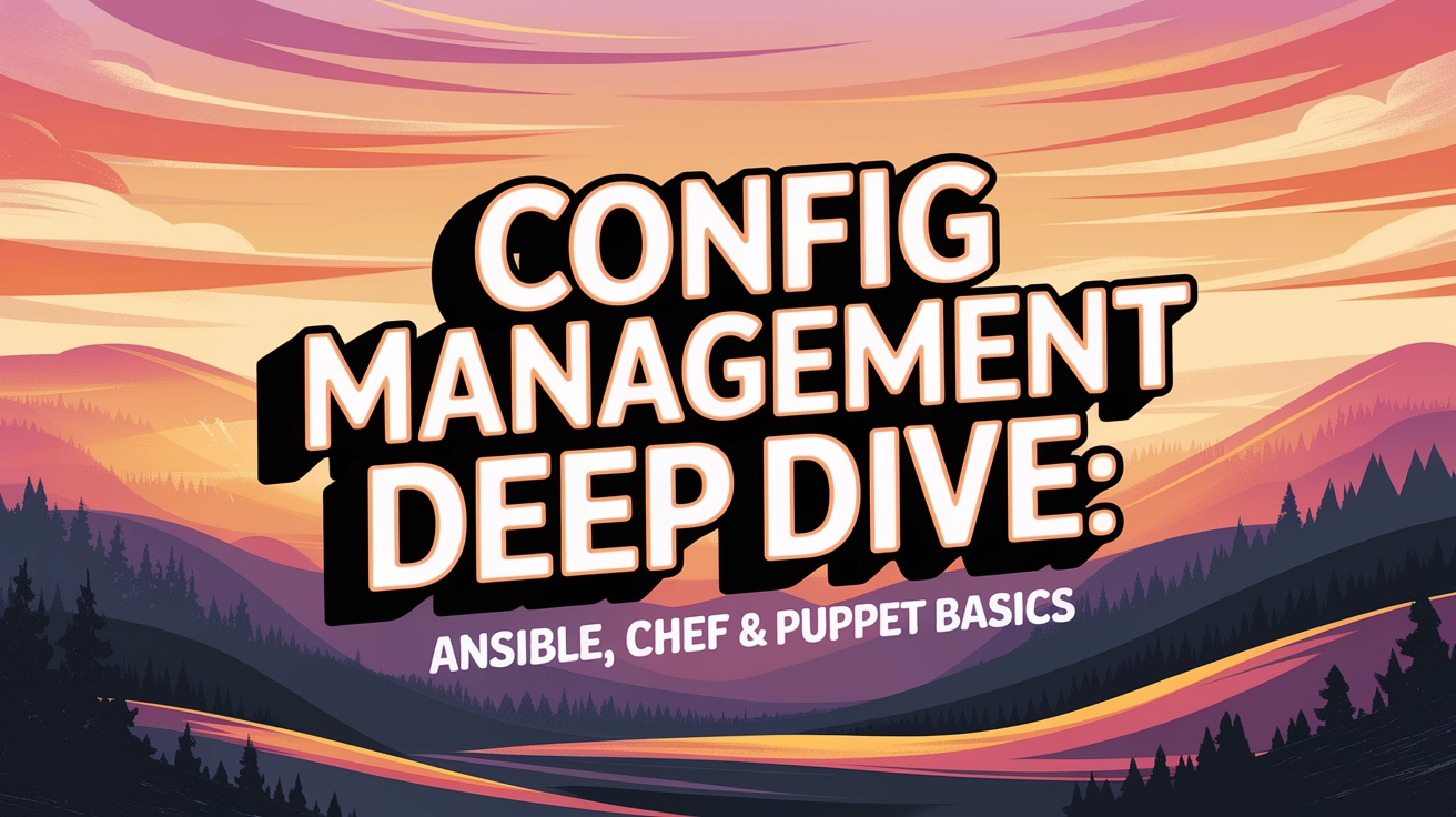 Config Management Deep Dive: Ansible, Chef & Puppet Basics