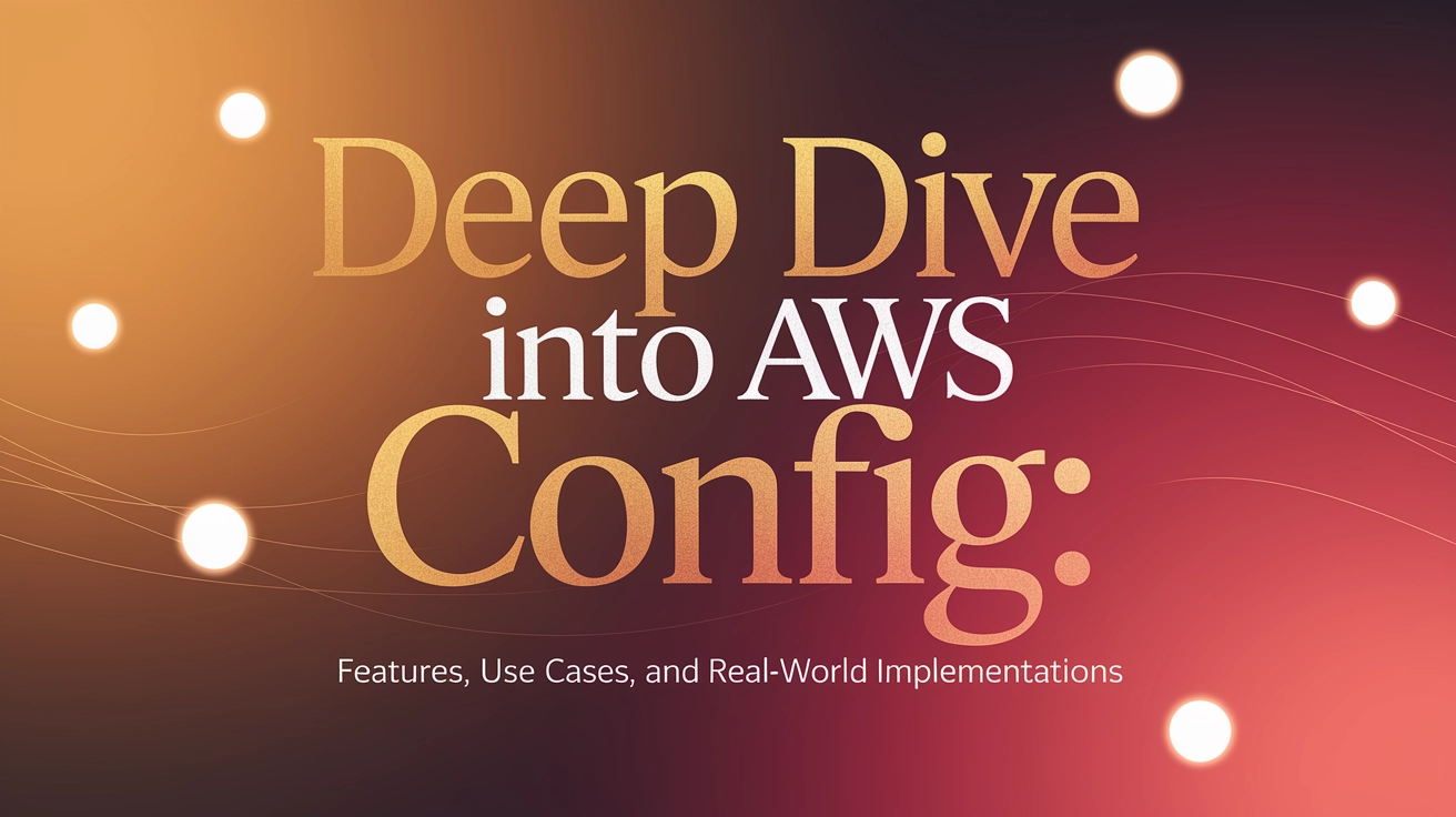 Deep Dive into AWS Config: Features, Use Cases, and Real-World Implementations