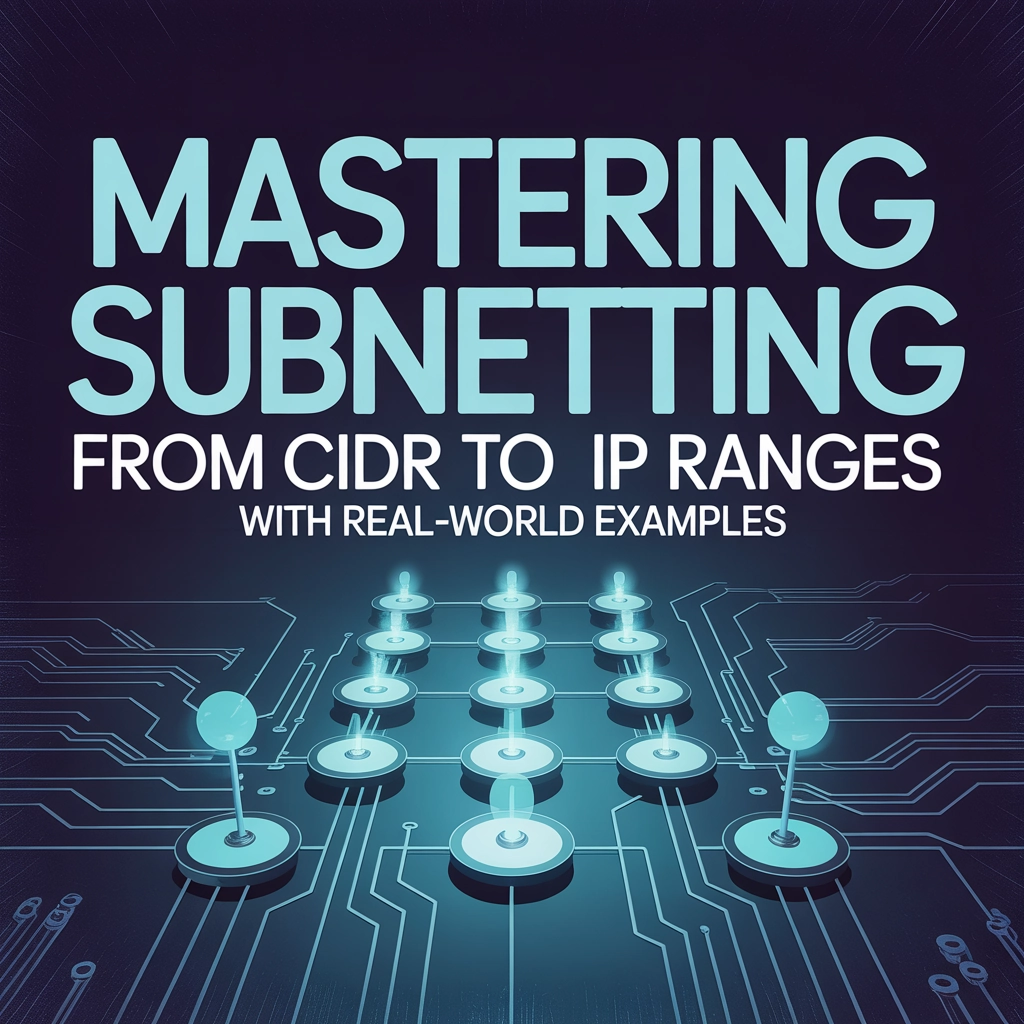 Mastering Subnetting: From CIDR to IP Ranges with Real-World Examples